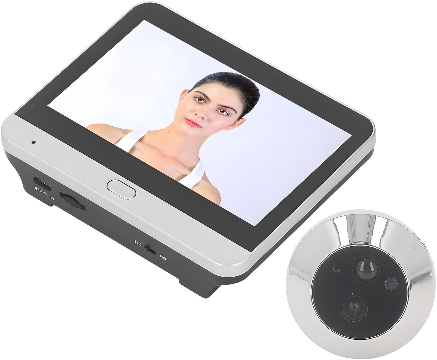Smart 3MP Mini Digital Peephole Door Camera