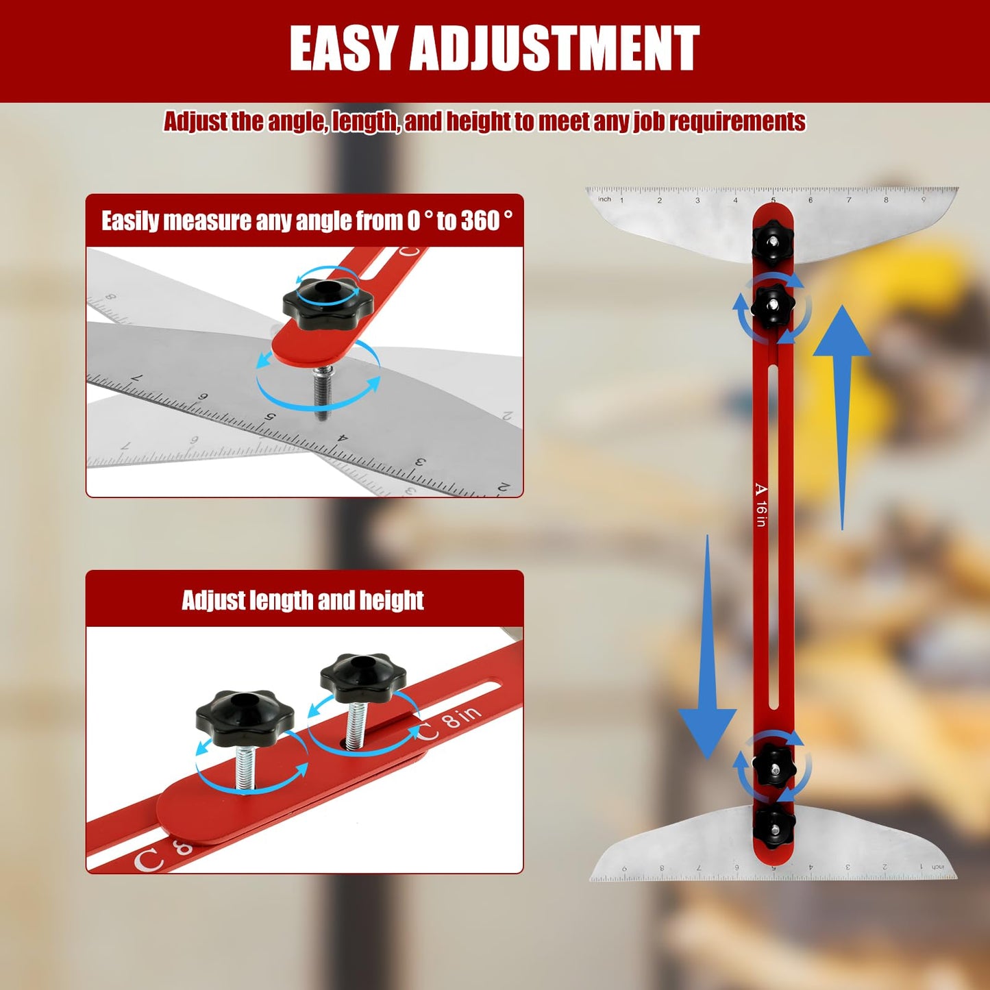 Taskrafter™ New Stair Measuring Tool