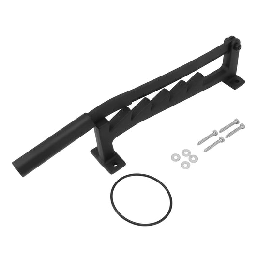 Wall mounted wood splitter used for indoor fireplaces, campfires, and BBQ grills