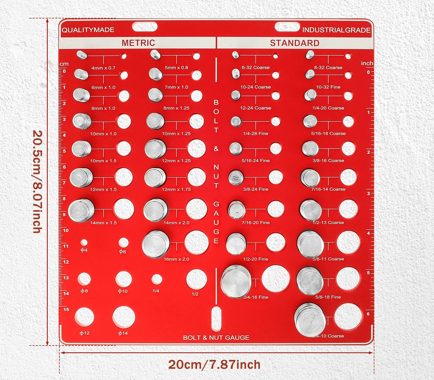 Nut and Bolt Thread Checker