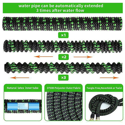 10 Spray Modes: Jet, Mist, Shower, Cone and More for Multifunctional Gardening