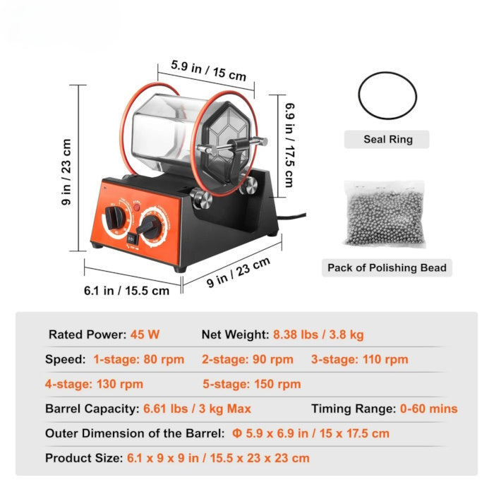 3kg_capacity-Jewelry Polisher