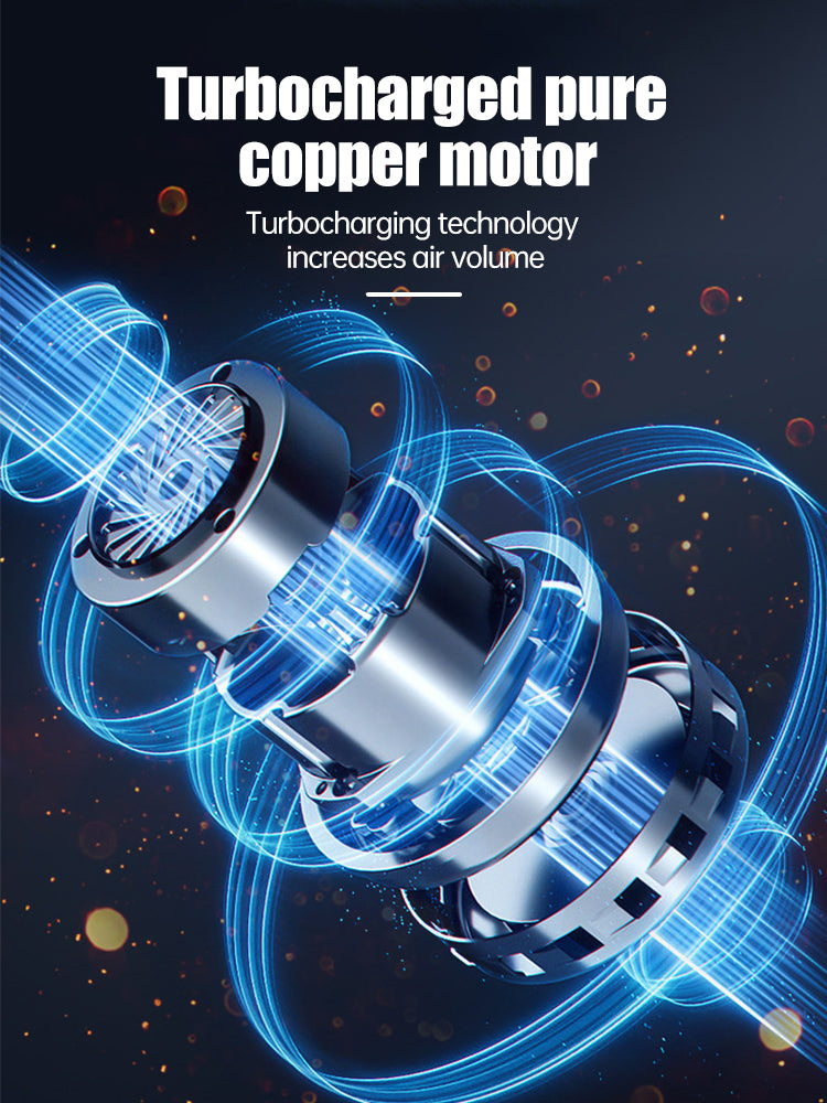 Turbo Jet Fan Mini turbocharged pure copper motor technology for maximum airflow