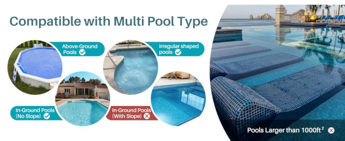 Diagram of robotic pool cleaner using Smart N-Path and Dynamic Random navigation