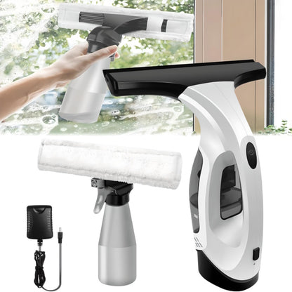 Full Taskrafter window vacuum cleaning kit with spray bottle and microfiber cloth.