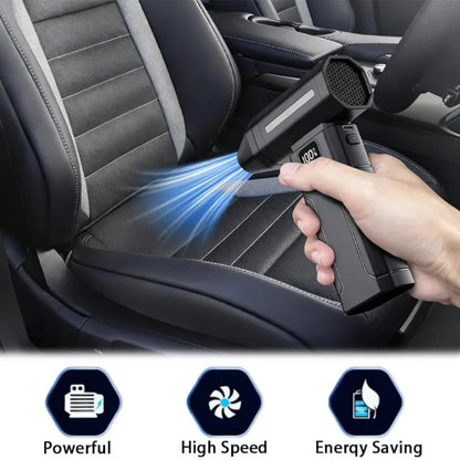 Turbo Jet Fan Mini provides strong power for car interior and seat cleaning