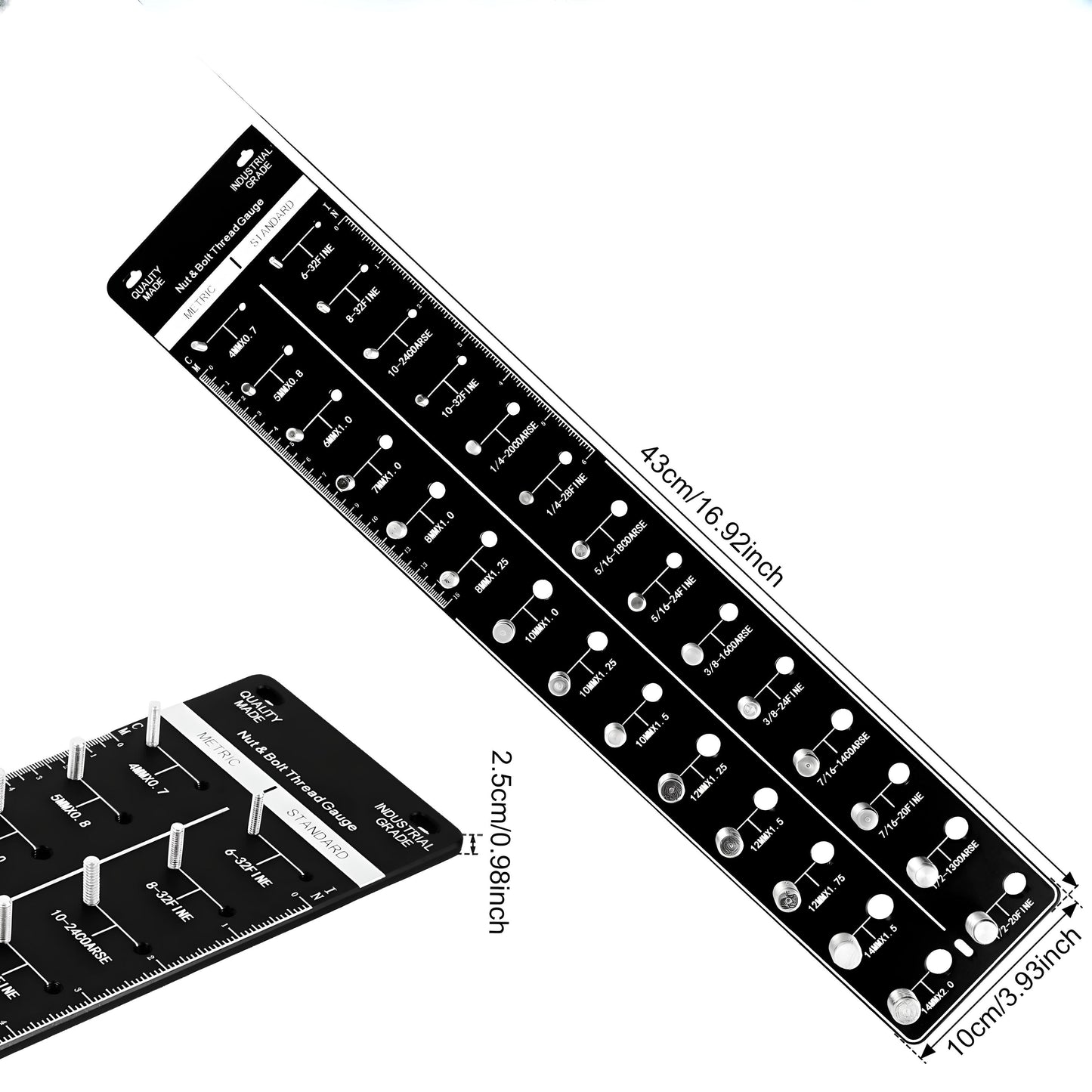 Nut and Bolt Thread Checker