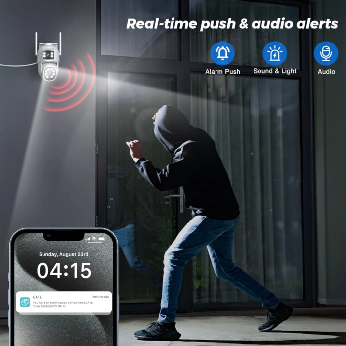 Security system with real-time