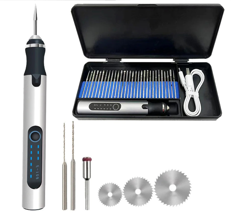 USB Rechargeable Portable Electric Micro-Sanding Engraving Pen